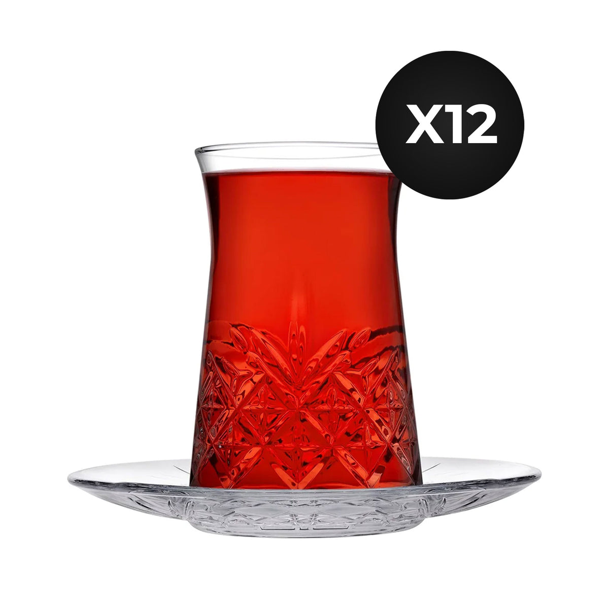 Pasabahce Timeless Teegläser Set, 160ml, 12er Set