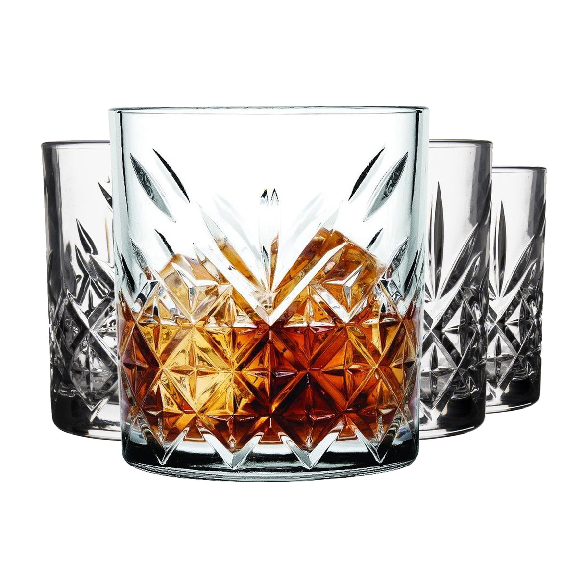 Pasabahce Timeless Whiskygläser - 4-er Set, 345ml
