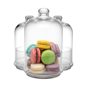 Pasabahce Villa Patisserie 3 Schalen 1 Deckel 4-tlg