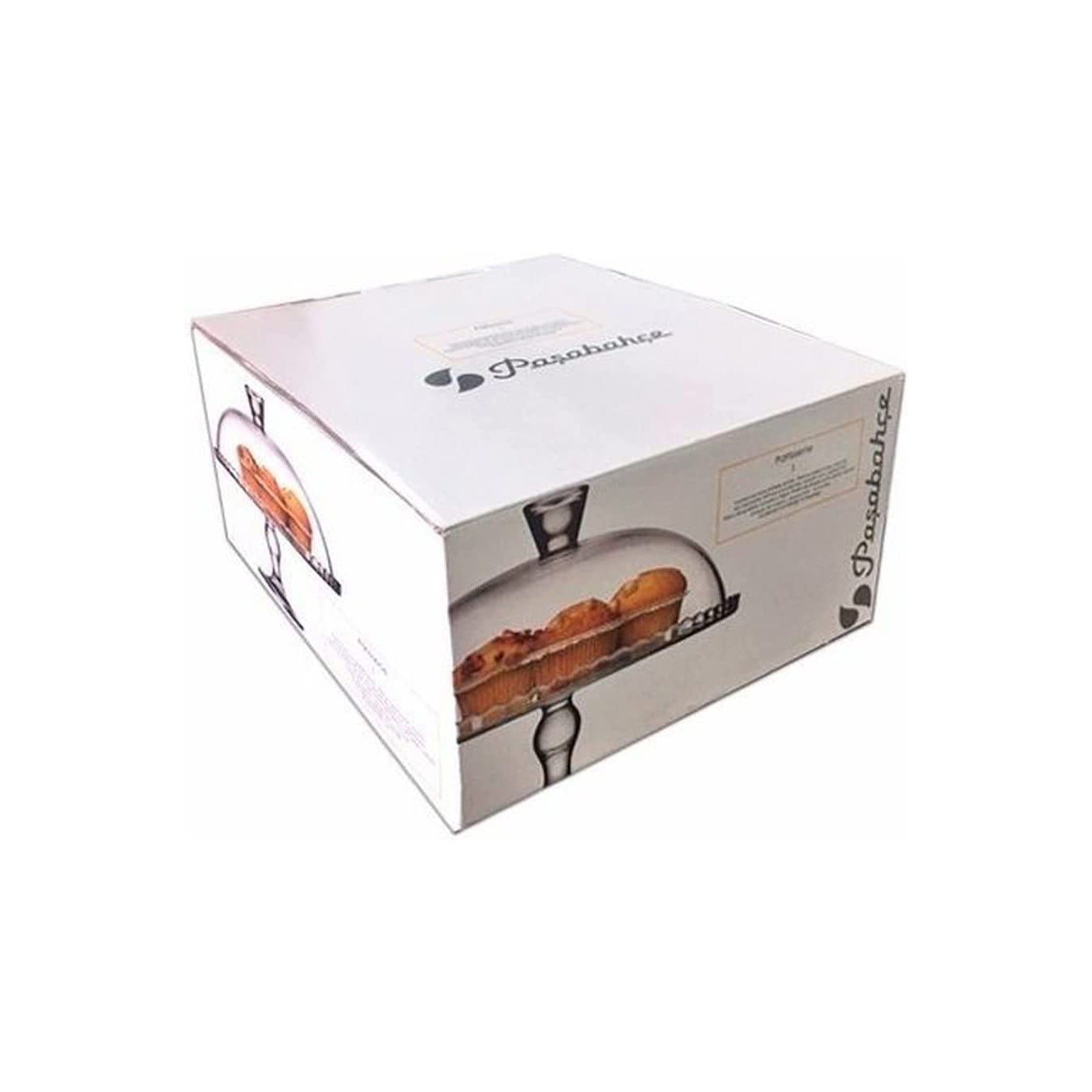Pasabahce 95200, 32,5 cm großer Teller mit Fuß und Kuppel