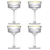 Pasabahce Elysia Champagnerglas, gold-transparent, 260cc