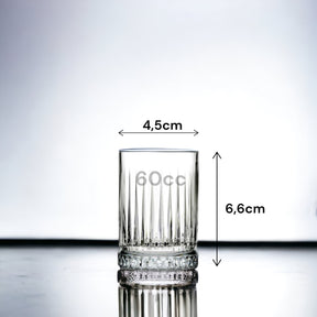 Pasabahce Elysia Espresso Shotglas, 6er Set, 60cc