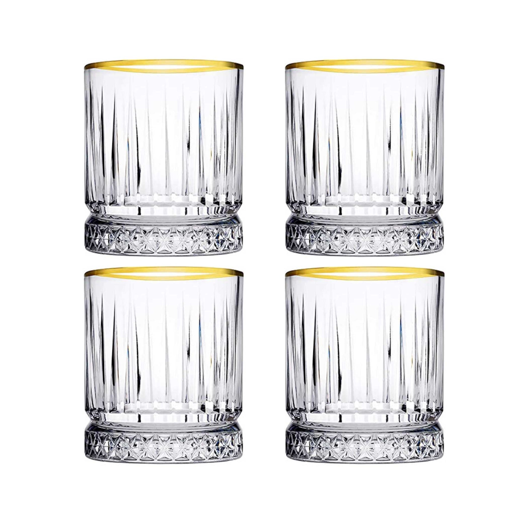 Pasabahce Elysia Gold Wassergläser 210 ml 4er Set