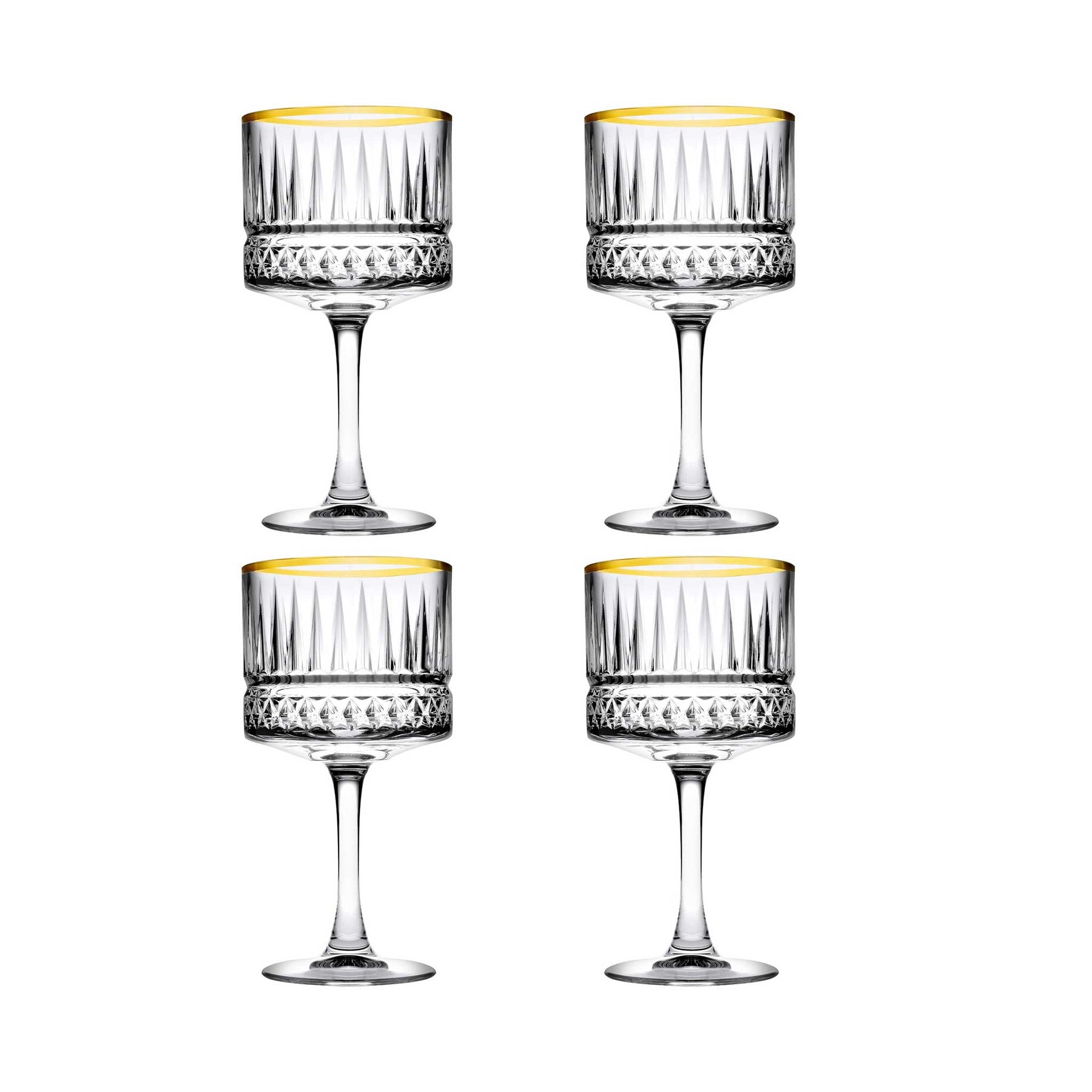 Pasabahce Stilvolle Gin Trinkgläser, 4er Set, 500cc