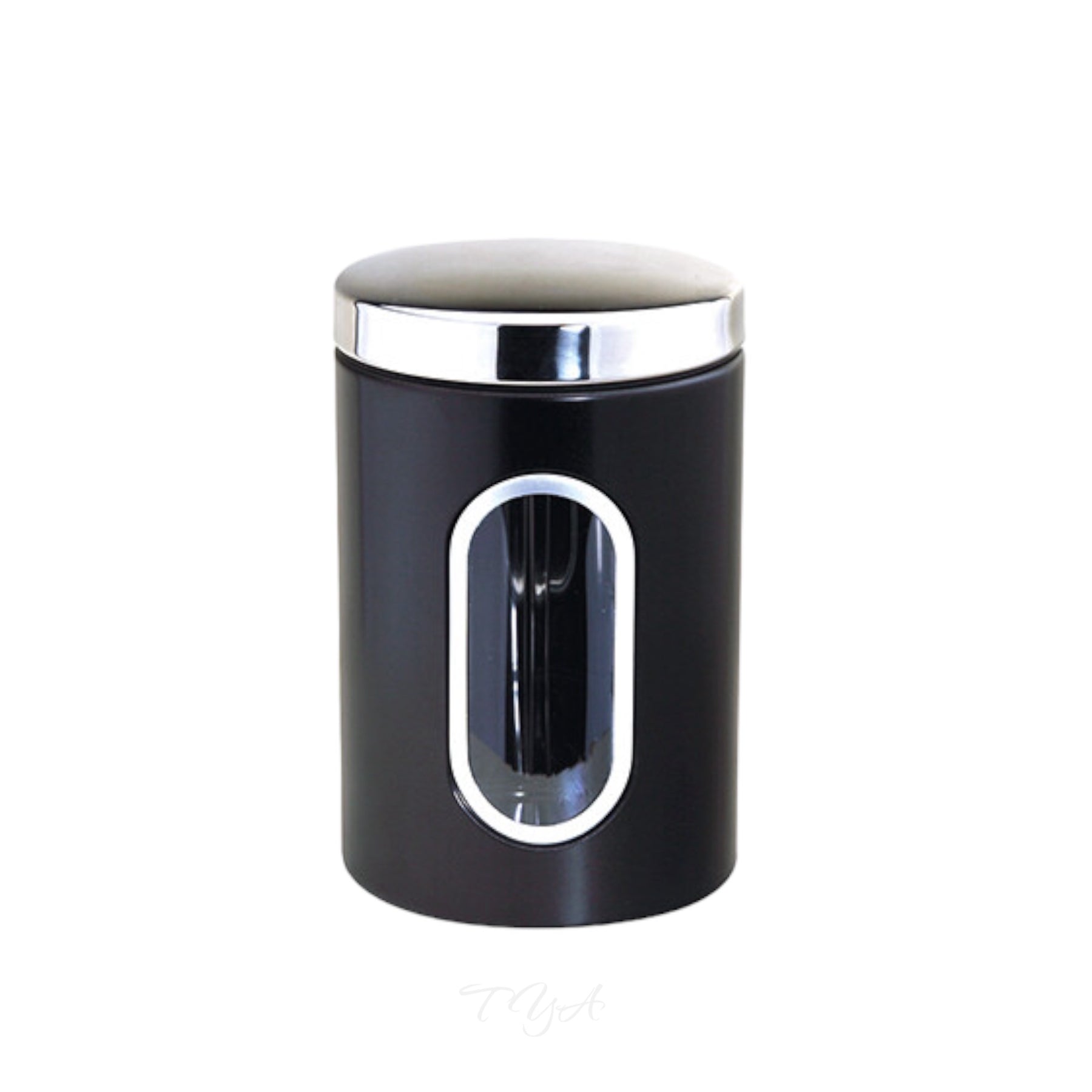 Michelino Aufbewahrungsdose Frischhaltbox Schwarz Edelstahl Serie Marie - Nordic Schiller