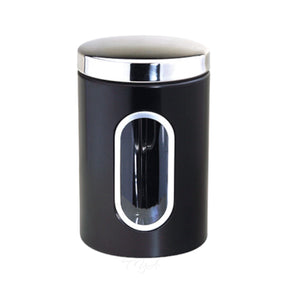 Michelino Aufbewahrungsdose Frischhaltbox Schwarz Edelstahl Serie Marie - Nordic Schiller