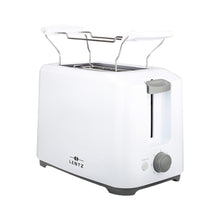 LENTZ Toaster 2-Scheiben – 700 Watt Weiß/Rot