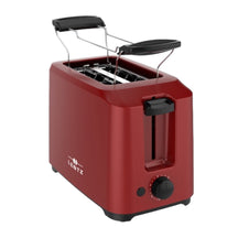 LENTZ Toaster 2-Scheiben – 700 Watt Weiß/Rot