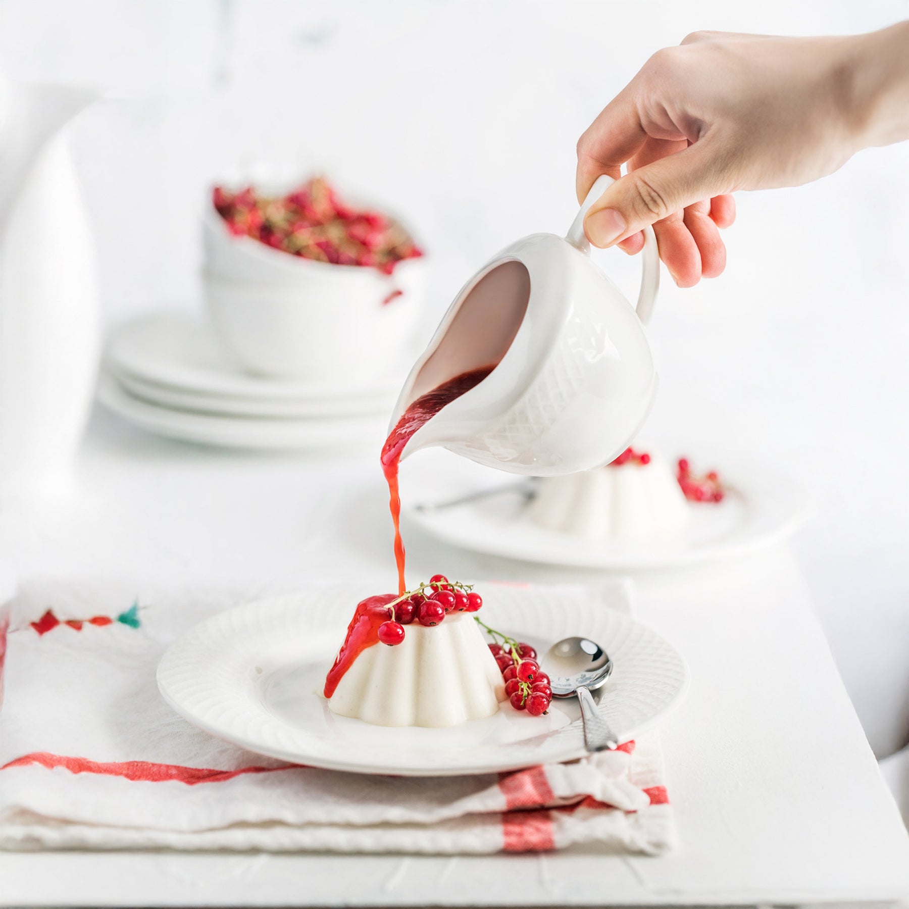 Wilmax Zucker- und Sahneset 2-teilig Porzellan 340 ml