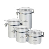 Schäfer Metallic Silber Vorratsdosen-Set – 4-tlg