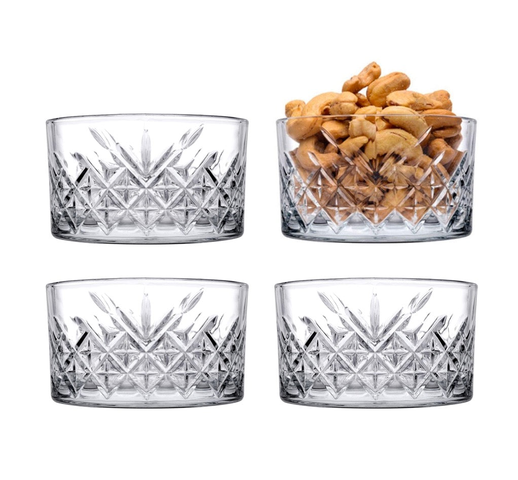 Pasabahce Timeless Glasschale 210 ml (7 1/4 oz) - 4-teiliges Set