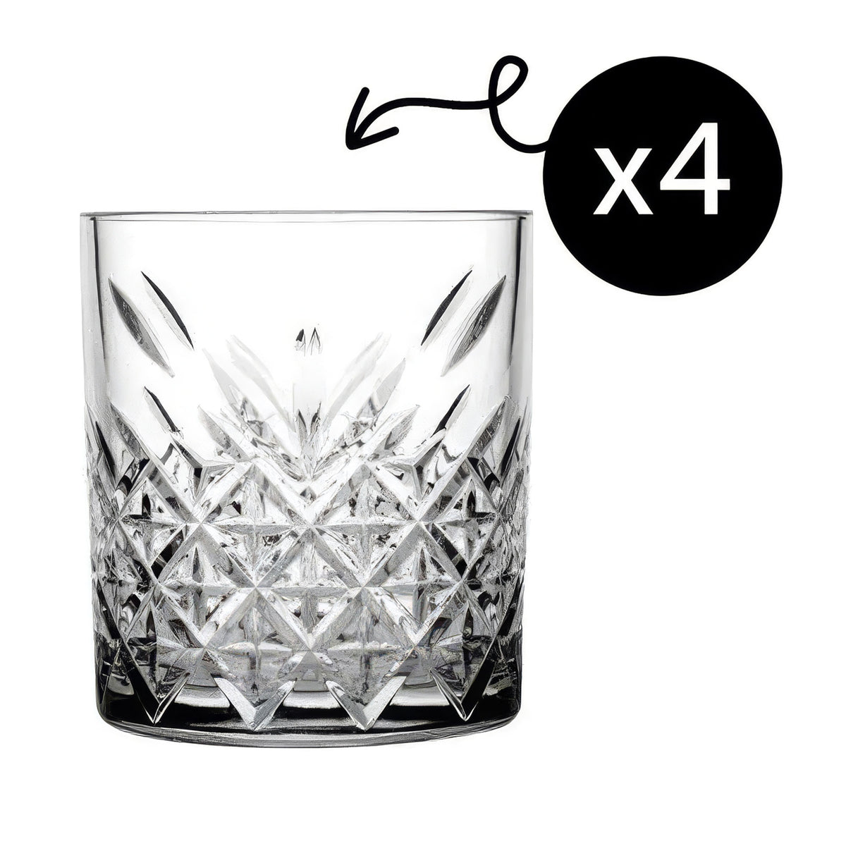 Pasabahce Timeless Klassisches Whiskygläser - 205 ml