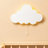Cozy Collections LED-Sternen-Nachtlicht aus Naturholz – Rosa Stern / Wolken-Set (LED, Batteriebetrieb)