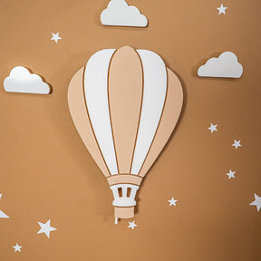 Cozy Collections Handbemalte LED-Wandleuchte in Form eines kappadokischen Heißluftballons aus Holz(LED, Batteriebetrieb)