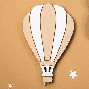 Cozy Collection Handbemalte LED-Wandleuchte Bär aus Holz – Kawaii-Design, 9V batteriebetrieben, Einzel/Set-Optionen