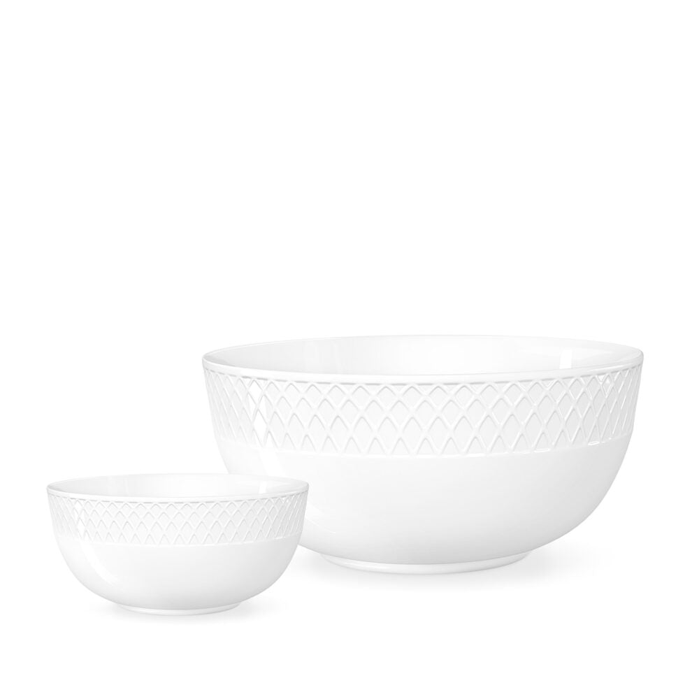 Wilmax Schalen Set 7-teilig Weiß Porzellan WL-880104/7C