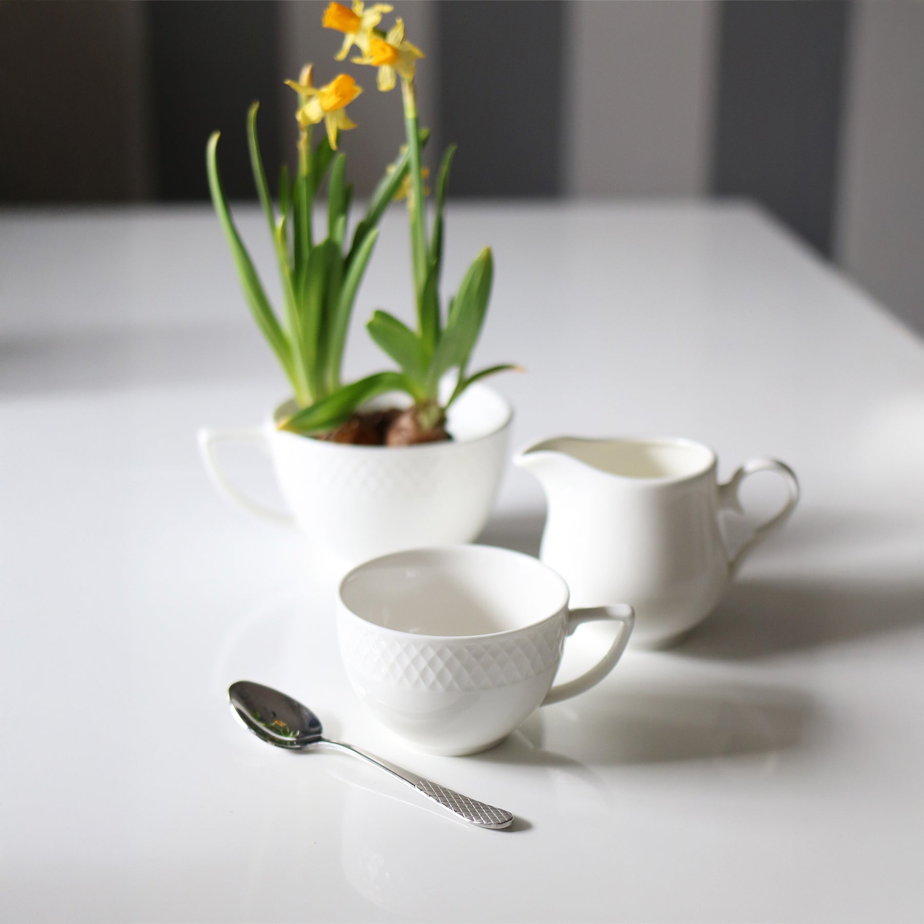 Wilmax Jumbo Cups 500 ml, 2er-Set, Porzellan