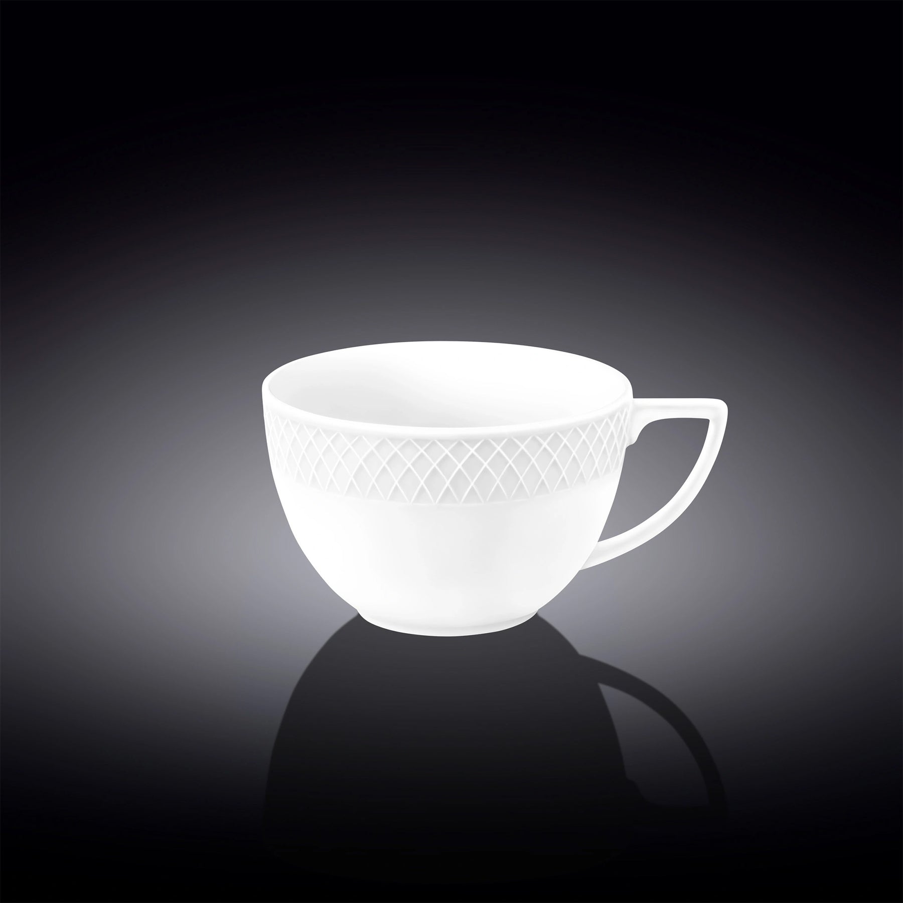 Wilmax Jumbo Cups 500 ml, 2er-Set, Porzellan