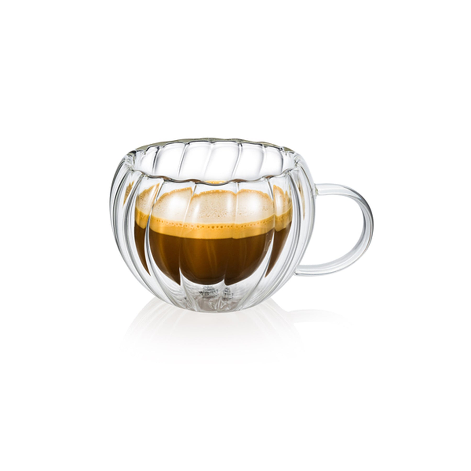 Wilmax Doppelwandiger Thermoglas-Becher
