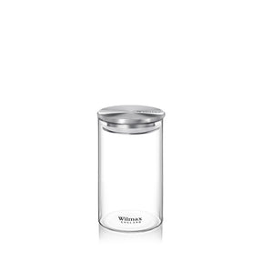Wilmax Vorratsglas mit Metalldeckel – 2000 ml (10 × 30,5 cm)