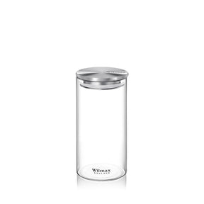 Wilmax Vorratsglas mit Metalldeckel – 2000 ml (10 × 30,5 cm)