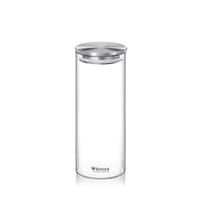Wilmax Vorratsglas mit Metalldeckel – 2000 ml (10 × 30,5 cm)