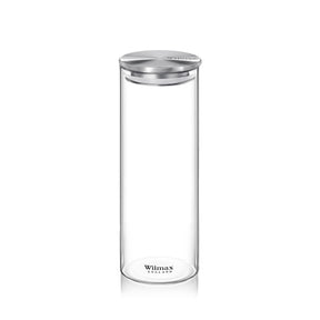 Wilmax Vorratsglas mit Metalldeckel – 2000 ml (10 × 30,5 cm)