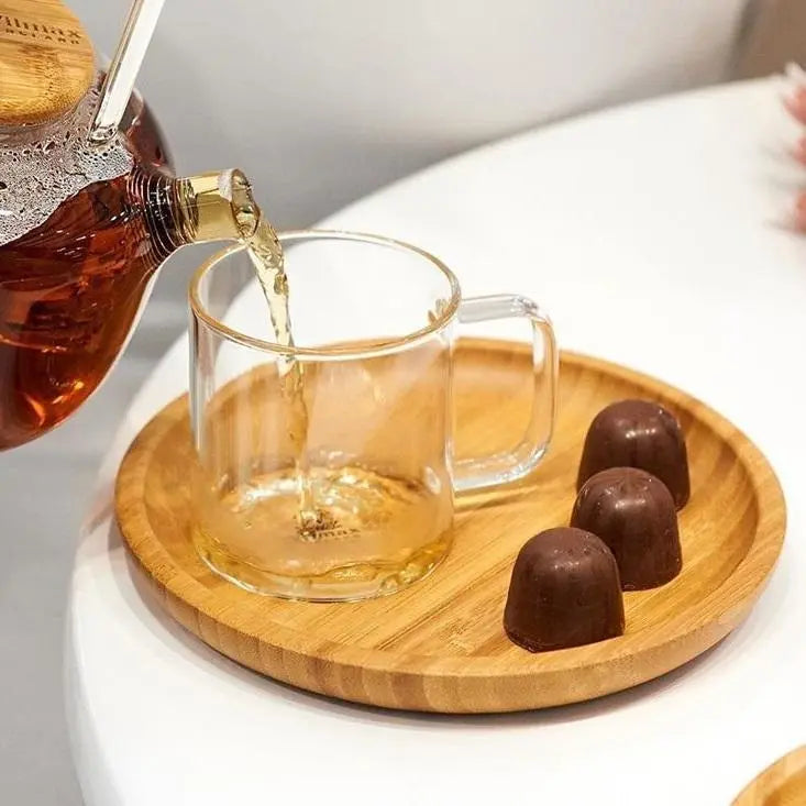 Wilmax Tassen aus Borosilikatglas, 6er-Set