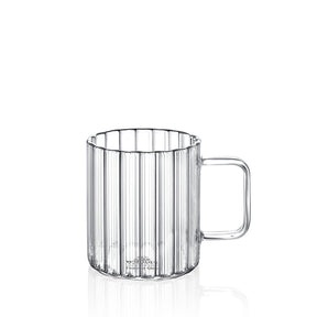 Wilmax Glas mit Henkel 550 ml Borosilikatglas WL-888618/A
