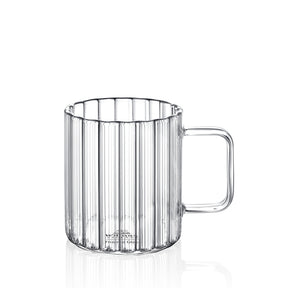 Wilmax Glas mit Henkel 550 ml Borosilikatglas WL-888618/A