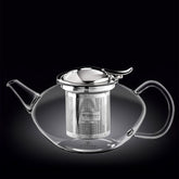 Wilmax Teekanne 1550 ml mit herausnehmbarem Filter aus Glas