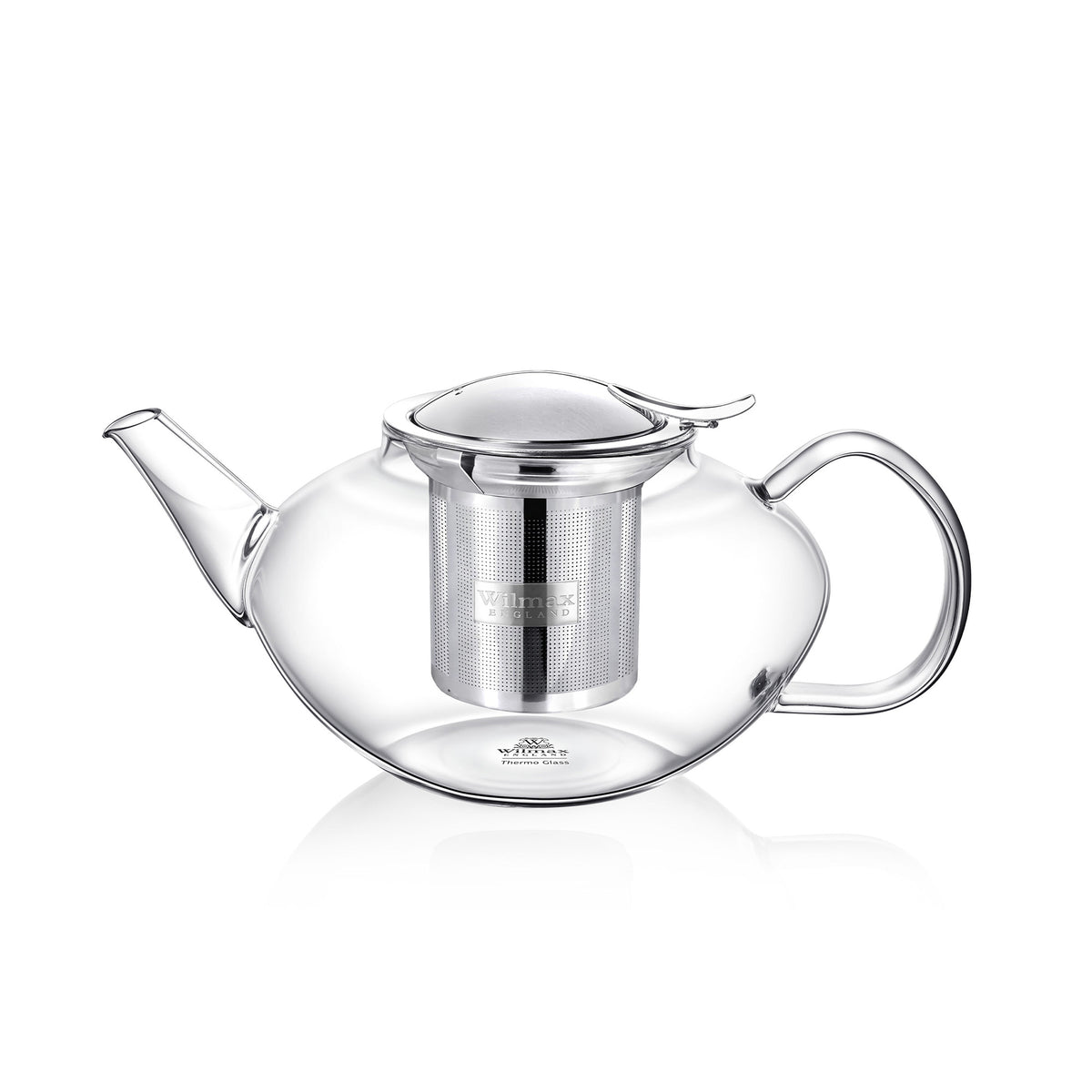 Wilmax Teekanne 1550 ml mit herausnehmbarem Filter aus Glas