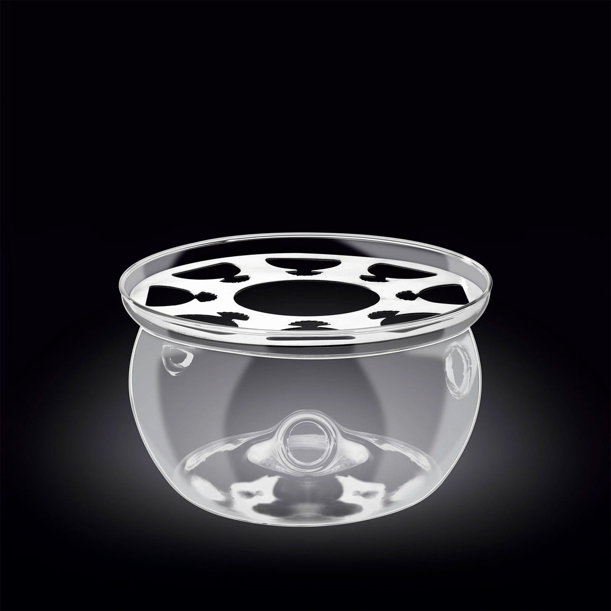 Wilmax Warming Stand Glas 15x8 cm