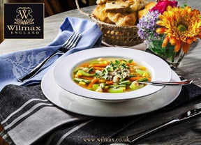 Wilmax Teller 15 cm aus Porzellan, Weiß WL-991018/A