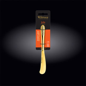 Wilmax Butter Knife 17 cm Edelstahl goldfarben