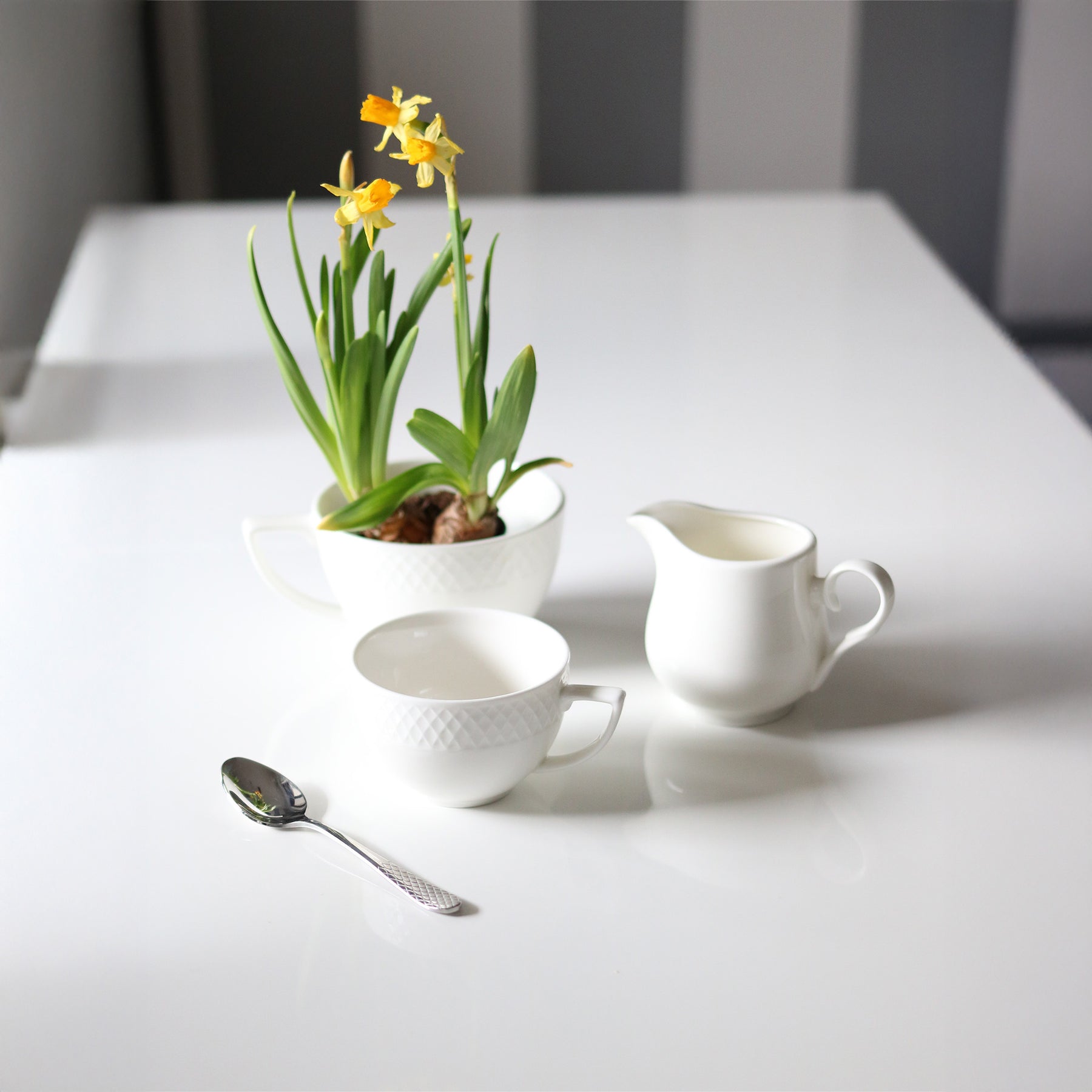 Wilmax Jumbo Cups 500 ml, 2er-Set, Porzellan