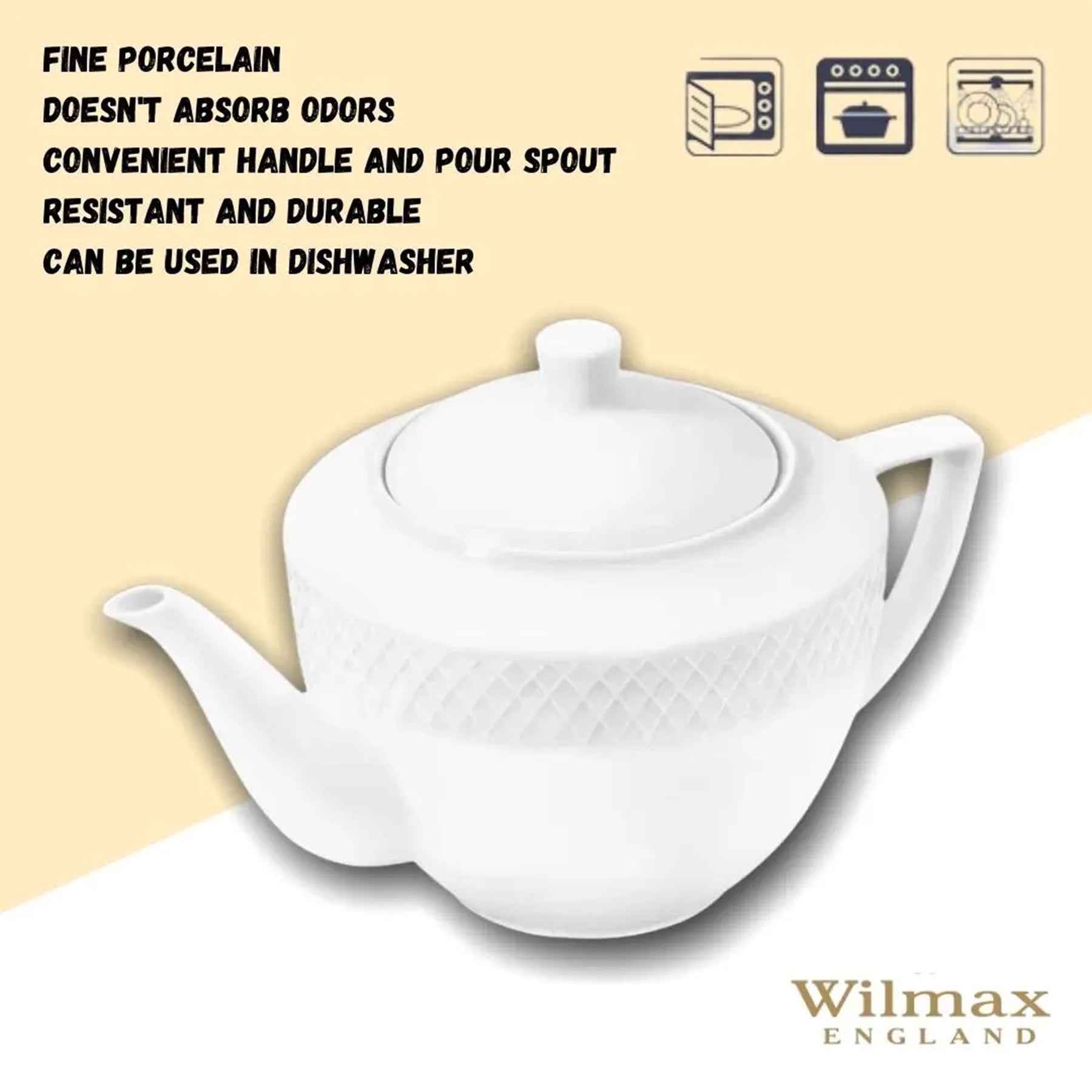 About wilmax Teekanne Porzellan