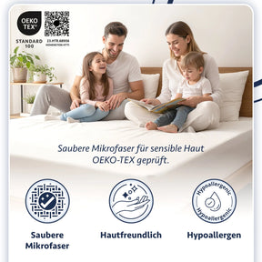 Wasserdichter Mikrofaser-Matratzenschoner, Braun