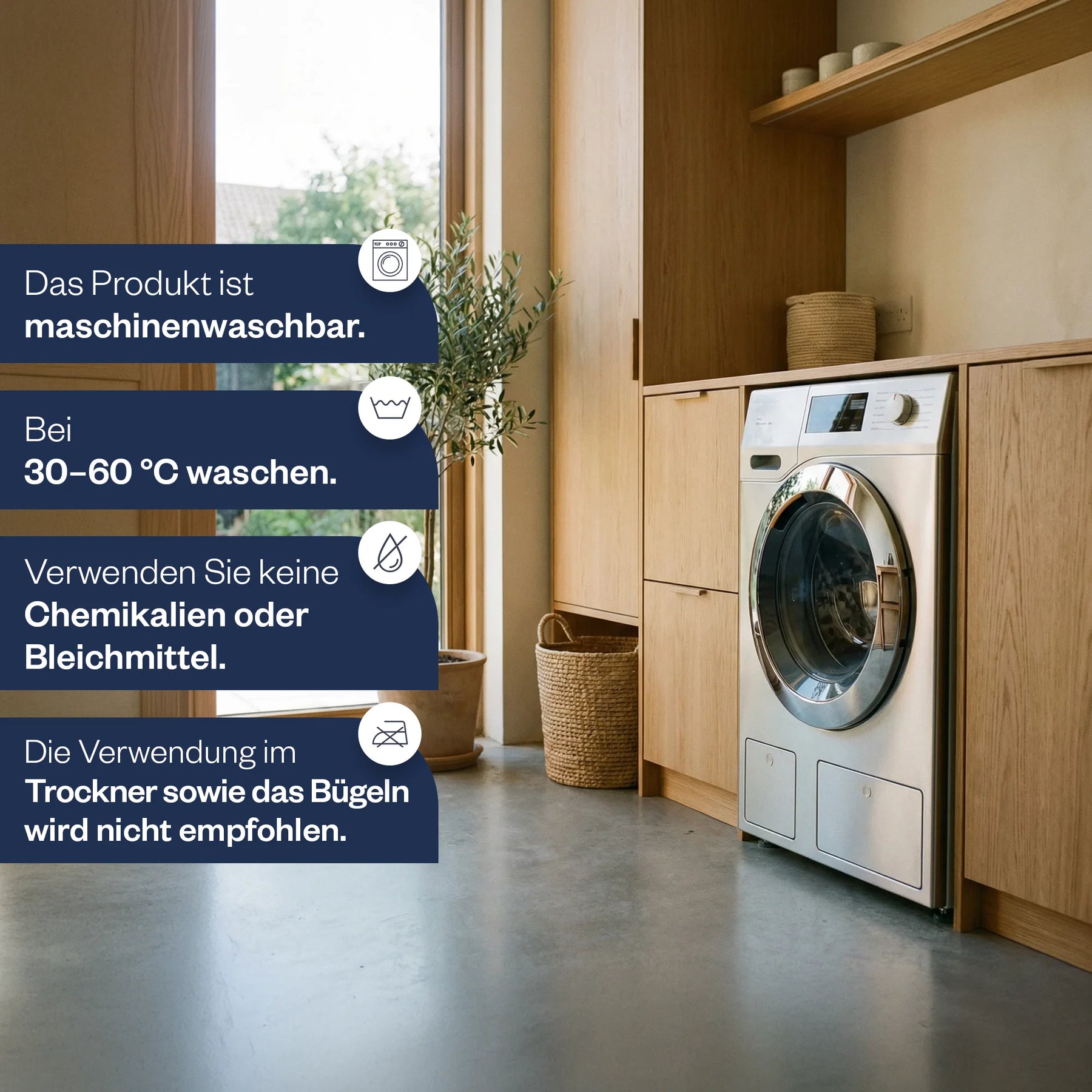 Grauer wasserdichter Baumwoll-Matratzenschoner - Gesteppt & flüssigkeitsdicht