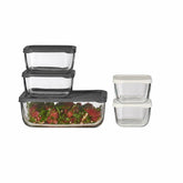 Pasabahce Snowbox Lebensmittelbehälter  (1,225 l + 2×420 ml + 2×275 ml)