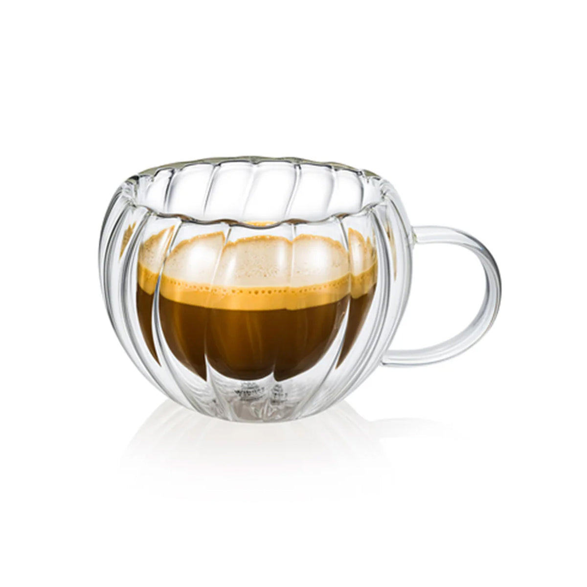 Wilmax Doppelwandiger Thermoglas-Becher