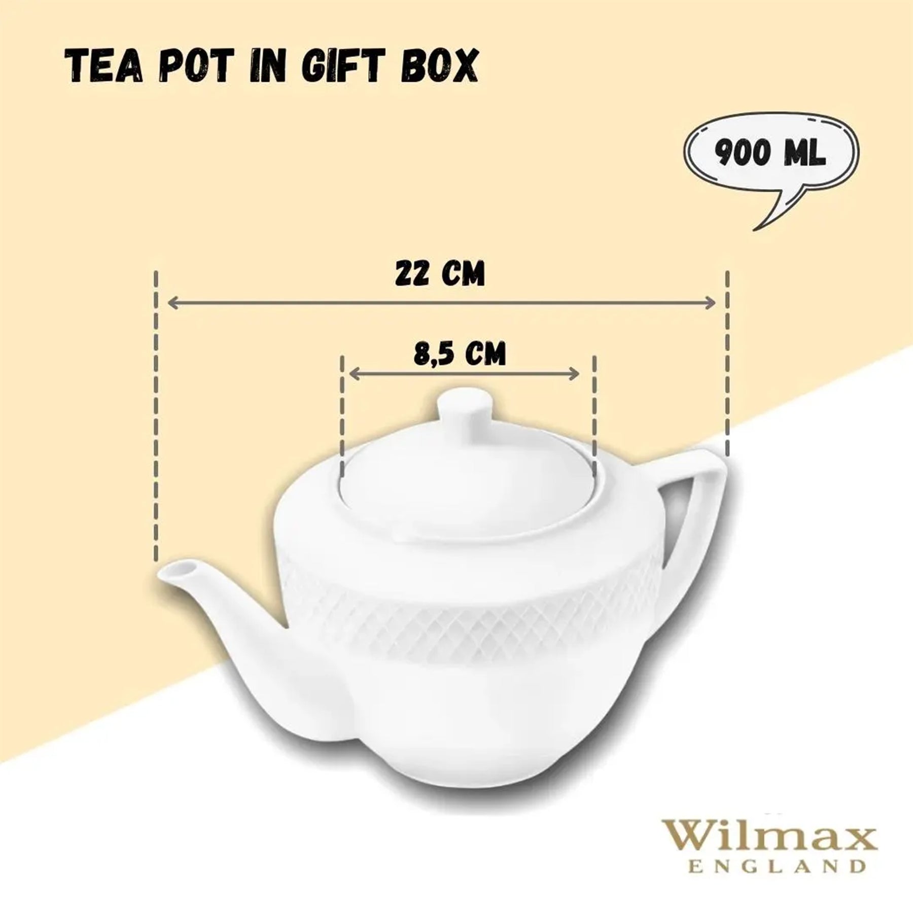 Wilmax Teekanne 900 ml 