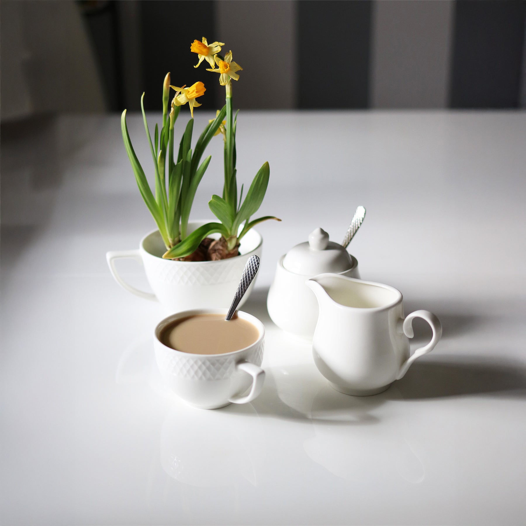 Wilmax Jumbo Cups 500 ml, 2er-Set, Porzellan