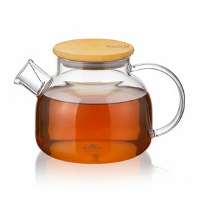 Wilmax Teekanne 950 ml aus hitzebeständigem Thermoglas
