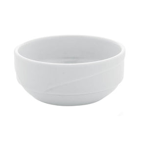 GÜRAL X-TANBUL Professional Joker-Schale stapelbar, Porzellan, Ø 8 cm, weiß