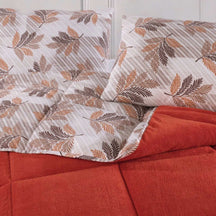 Nordic Schiller Wellsoft 4-Jahreszeiten Doppelseitige Bettdecke - Ziegelrot