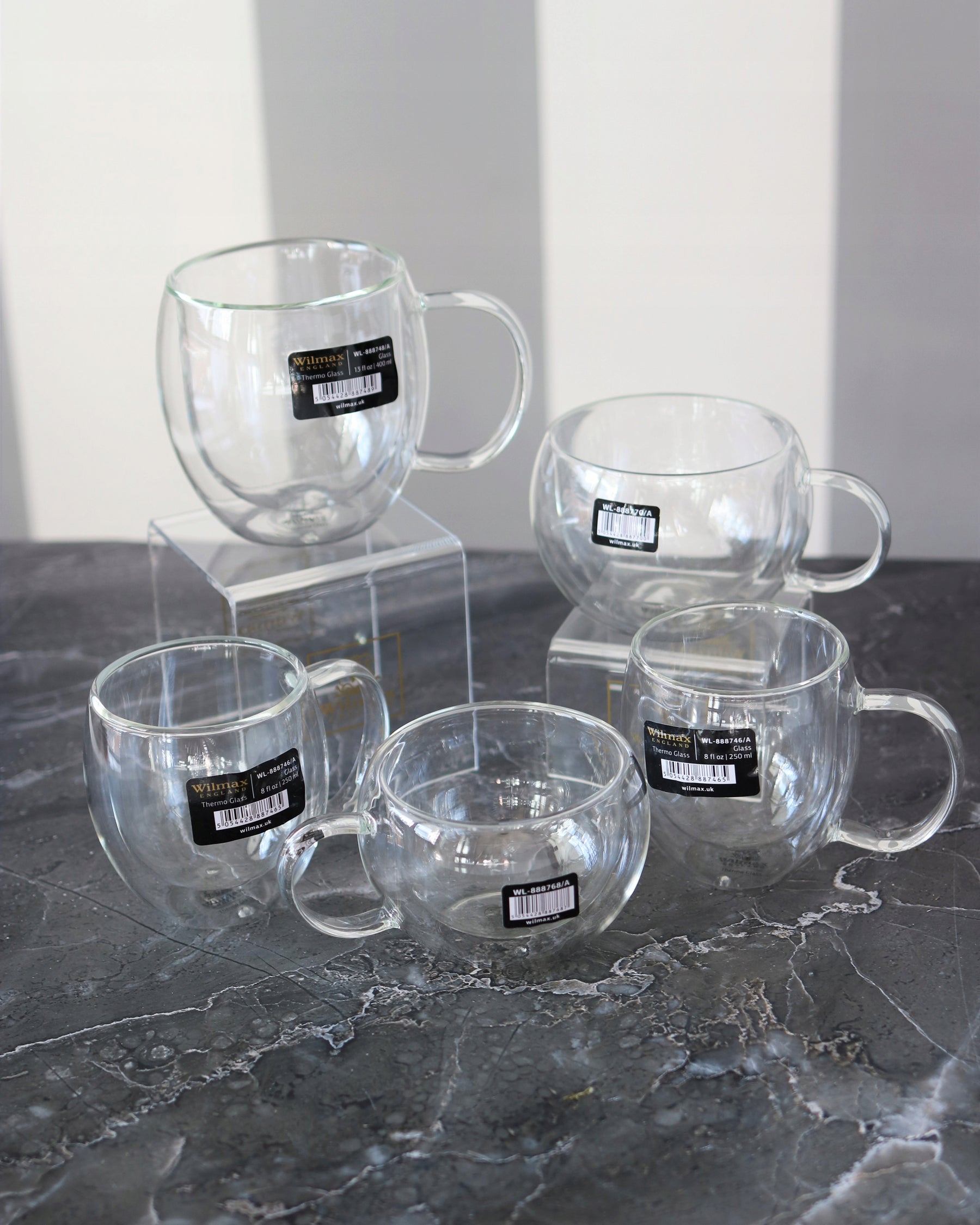 Wilmax Doppelwandiger Glasbecher