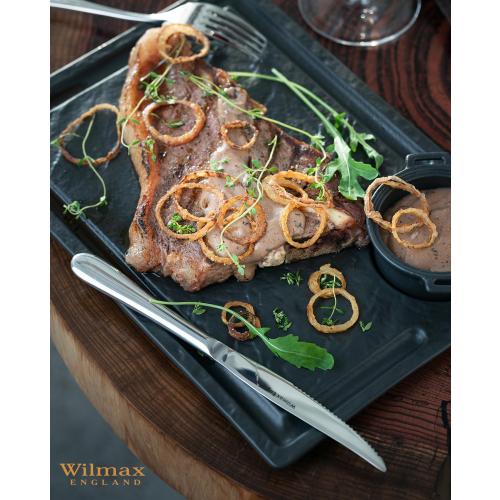 Wilmax Steakmesser 23.5 cm Edelstahl Silber 6er Set WL-999215/1B6