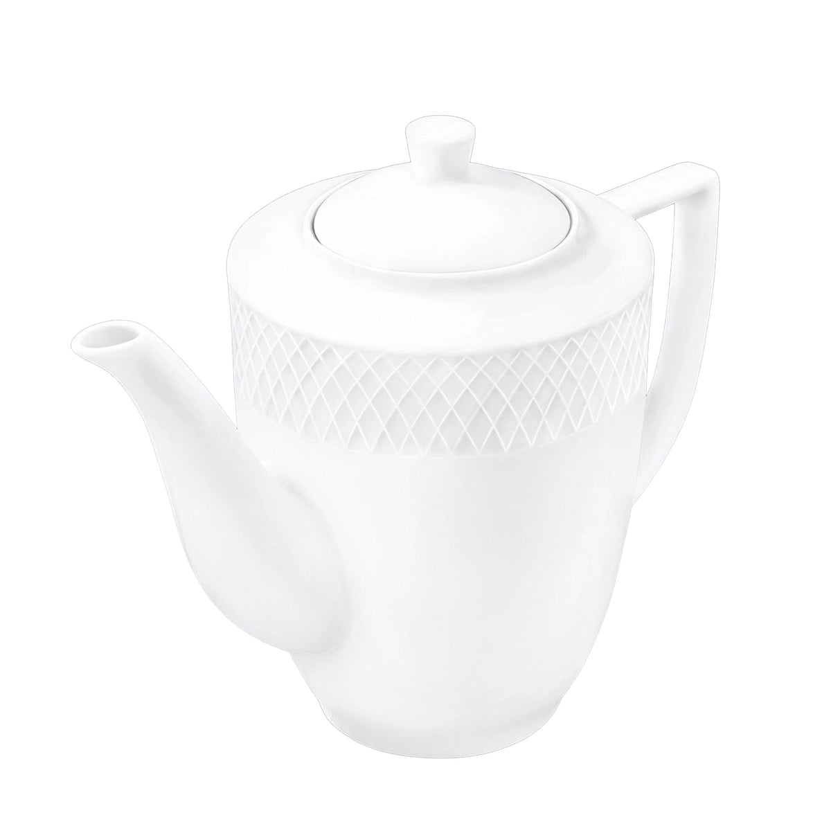 Wilmax Porzellan Kaffeekanne 750 ml Weiß