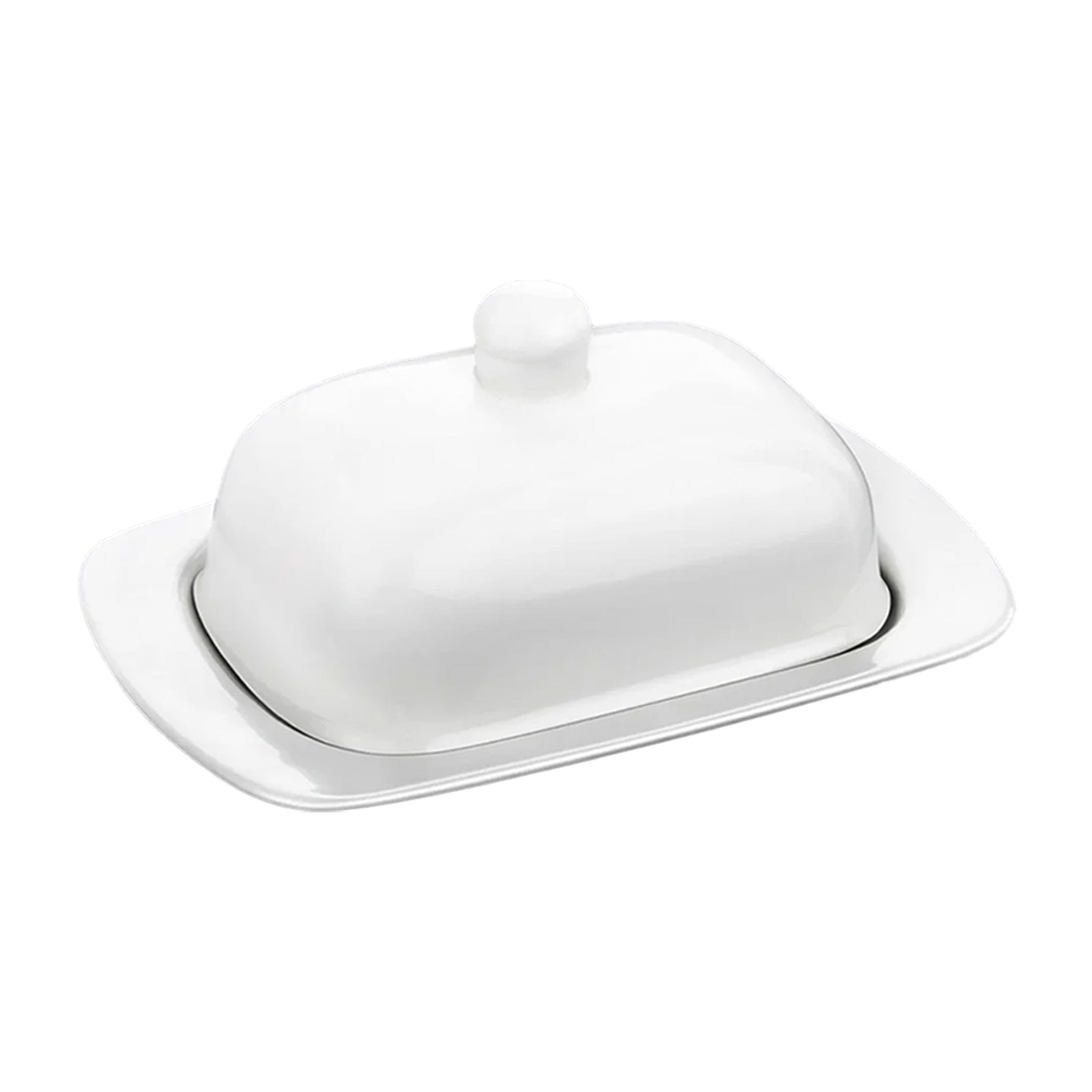 Wilmax Butterdose 19x12.5x8.5 cm Porzellan Weiß WL-996109/A